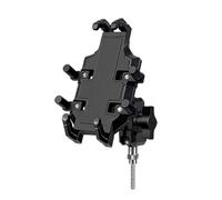 Oxxggkao Supporto per telefono da moto Supporto per scooter elettrico Supporto per telefono con assorbimento degli urti Montaggio rapido Funzione di navigazione Staffa mobile antiurto