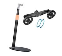 Oxxggkao Supporto per telefono da tavolo in metallo di alta qualità con due supporti e lunghezza variabile da 28 cm a 45 cm per una comoda posizione di visualizzazione supporto per telefono auto