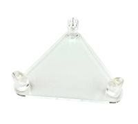 Oxxggkao Supporto trasparente per palline da baseball e tennis, con base per mousse di cristallo