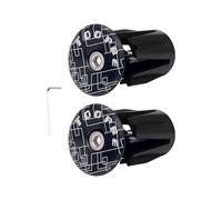 Oxxggkao Tappi terminali colorati per manubrio di biciclette, a prova di perdite, compatibilità con bici piegate da strada