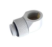 Oxxggkao Testa piatta Raffreddamento ad acqua Rotabile 90 Gradi Gomito Adattatori Costruzione in metallo Risparmio di spazio per sistemi PC Appartamenti Raccordo di raffreddamento ad acqua