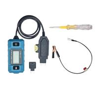 Oxxggkao Tester professionale per fusibili per moto, include penna e morsetti palmare per batteria auto e misuratore di fusibili per circuito auto