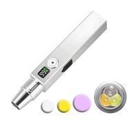 Oxxggkao Torcia ricaricabile a tre luci per rilevamento e studio dei minerali Torcia regolabile alimentata tramite USB con luce LED multifunzionale compatta intercambiabile