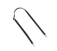 Oxxggkao Tracolla morbida e resistente in poliuretano, alla moda, ideale per viaggi, pendolarismo e shopping, semplice, Nero