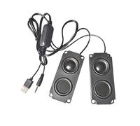 Oxxggkao USB 3.5mm Piccolo Altoparlante Del Computer Portatile Stereo Suono Surround per il Computer Portatile Notebook Elettronico USB per Laptop/telefono