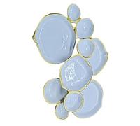 Oxxggkao Vassoio da portata artistico multi ciotola realizzato in ceramica fine, adatto per la decorazione della sala da pranzo e per un uso pratico pratico piatto da portata