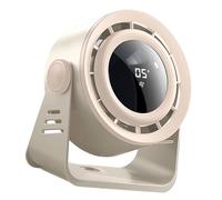 Oxxggkao Ventilatore portatile di raffreddamento regolabile Display digitale USB Ufficio Interno Adatto Per Uso Interno Ventilatore Da Tavolo