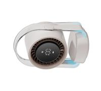 Oxxggkao Ventilatore ricaricabile 100 velocità del vento Auto Swing sussurri silenzioso funzionamento luce notturna blu per palestra Computer uso velocità regolabile ventilatore silenzioso