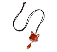 Oxxggkao Versatile ciondolo a forma di volpe fatto a mano, per vari usi, tra cui supporto per collana, decorazione, ornamento per auto, ottima idea regalo, regalo per amanti della natura
