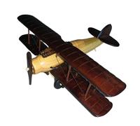 Oxxggkao Wooded Vintage Aircraft Decoration Home Creative Desktop Air Plane Model Ornamento decorativo Legno Fatto a mano Casa Creativo Desktop Retro Aerei Decorazioni