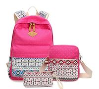 Oxxggkao Zaini per ragazze per la scuola con borsa a tracolla astuccio per matite belle borse per libri borsa da scuola borse da viaggio zaino per donne zaini per ragazza, A, Bellezza di massa
