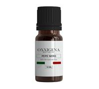 Oxxigena - Olio Essenziale di Pepe Nero - 10 ml - Made in Italy - Puro al 100%, Naturale, Vegano, senza OGM - Ideale per Aromaterapia, Miscele da Massaggio