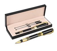 OXYEFEI Penna Personalizzata Con Incisione, Il Miglior Set Regalo Personalizzato Con Penna A Sfera Per Uomo E Donna - Inchiostro Nero (Stile 3)