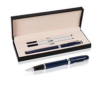 OXYEFEI Penna Personalizzata Con Incisione, Il Miglior Set Regalo Personalizzato Con Penna A Sfera Per Uomo E Donna - Inchiostro Nero (Stile 1)