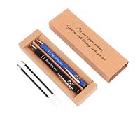 OXYEFEI Penne a Sfera Personalizzata, con Punta Dello Stilo Set, Penna Regalo personalizzate con Inchiostro Nero per Messaggio, Laurea, Compleanno, Anniversario (Stile 2)