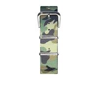 Oxygen Cinturino Nato 22 mm Verde Camouflage