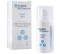 Oxygen Revolution Crema notte nutriente a base di ossigeno-ozono con Acido Ialuronico e Collagene, idratante, ricco di principi attivi, profonda penetrazione nella pelle, 15ml