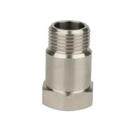 Oxygen Sensore Per Set Tappi Per Sensore Lambda Adattatore Tappo Con Dado Saldato Sensore Ossigeno Installare Tappo Esagonale M18*1.5 SS304 E Dado Base Dentellato Lambda Sensor