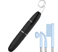 OxyGlow 2 - Macchina facciale senza fili ad alta frequenza, ProFacialWand, bacchetta per terapia clinica della pelle, gas allo xeno