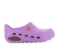 Oxypas Safety Jogger Scarpe da Lavoro da Donna - Antistatiche e Antiscivolo Scarpe Antinfortunistiche da Uomo, Zoccoli Leggeri per Medicina, Cura e Gastro, antibatteriche, Lilla, 43/44 EU