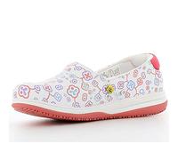 Oxypas Scarpe di Sicurezza da Donna Suzy - Scarpa da Lavoro Leggera e Confortevole, Ideale per Infermieri, Cucina o Interni, Antiscivolo e Ammortizzante, Rosa, 37 EU