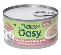 Oasy Cat Natury Soft Jelly Pollo con Prosciutto di Pollo – Lattina 85 g