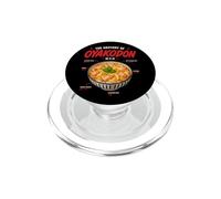 Oyakodon Rice Bowl Anatomia Giapponese Food Art Illustrazione PopSockets PopGrip per MagSafe