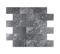 OYASIMI 10 pcs pelle e bastone panificazione per cucina, bastoncini impermeabili per il bagno (30.5cm x 30.5cm, Dark Rock)