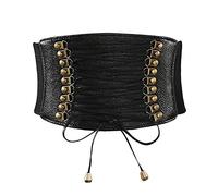 Oyccen Elastica Donne Cintura Larga Stringata Corsetto Cinture Elastico