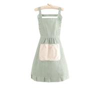 Oyccen Grembiule a Strisce da Donna Grembiuli da Cucina con Strofinaccio per Mani Ristorante Grembiule Chef per Cucinare, Pittura, Pulizia