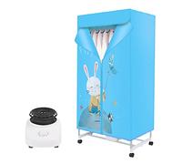 OYhmc Asciugatrice elettrica Domestica da 1000 W Grande capacità 15 kg Armadio per Asciugatura ad Aria Calda per Interni a 2 Strati in Acciaio ad Alta efficienza energetica