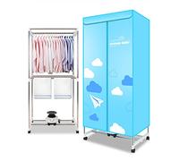 OYhmc Stendibiancheria 1010W Asciugatrice elettrica portatile, stendibiancheria per interni, stendibiancheria riscaldata per appartamento