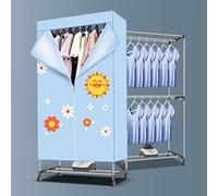 OYhmc Stendibiancheria Elettrico Portatile Stendibiancheria Asciugatrice con Timer Regolabile Risparmio Energetico per Lavanderia Domestica