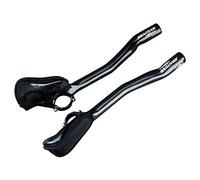 OYHN Manubrio di Resto di Bicicletta TT Aero Bars Barra Triathlon Carbon Tri Aero poggiabraccia Bici da Corsa 31.8 mm Ciclismo TT Manubrio 1 Coppia Completamente in Carbonio,Glossy