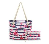 OYIWINMI Grande borsa da spiaggia da donna con borsa per il trucco, borsa estiva impermeabile da spiaggia con tasca, borse a tracolla per viaggi, vacanze, piscina, palestra, fine settimana, borsa per