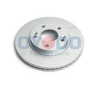 Oyodo 2x Dischi Freno Anteriore Ventilato per Hyundai i30 Kia Venga Cee'D Sw Fd