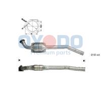 Oyodo Catalizzatore Adatto A per BMW 3er E46 320d Con Componente di Montaggio
