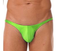 Oyolan Slip Sexy Uomo Brillante Bikini Tanga Slip da Bagno Perizoma G-String Jockstrap Costume da Bagno Biancheria Intima M-XXL, XL