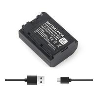 Oyomba NP-FZ100 - Batteria ricaricabile per fotocamera, 2280 Amh con porta di ricarica di tipo C, compatibile con Sony A1, A9, A9 II, A7C, A7R V, A7S III, A7 IV, A6600