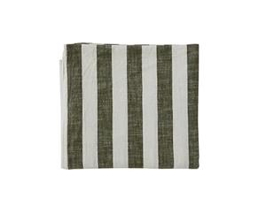 OYOY LIVING - Striped Tablecloth 260x140 - Olive (L300304)