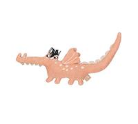 OYOY Mini sonaglio a coccodrillo Darling - Baby Crocodile - Morbida imbottitura in cotone - 33 x 11 cm (corallo)