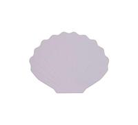 OYOY Scallop Living Design Mini - Set di tovagliette in silicone, 43,5 x 34 x 0,2 cm, colore: lilla