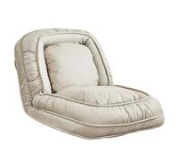 oyptmsh Sofa Relax Premium con Imbottitura in Mousse Alta Densità, Divano Letto Pieghevole con Schienale Regolabile 5 Posizioni, per Camera da Letto, Soggiorno (Beige grigio)