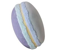 Oyrcvweuy Cuscino rotondo in peluche cuscino in vita Macaron Patch colore morbido cuscino per casa camera da letto sedia ufficio divano cuscino posteriore cuscino in vita