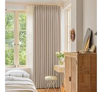 OYRING Tenda plissettata con fermatenda per camera da letto, 96,5 x 213,4 cm (larghezza x lunghezza), per soggiorno, patio, 1 pannello