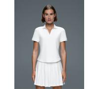 OYSHO - Comfortlux - Polo a maniche corte bianco sporco con profili L