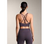 OYSHO - Comfortlux - Reggiseno sportivo a sostegno medio con coppe color melanzana scuro-Viola S