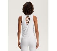 Oysho - Comfortlux - T-shirt bianca con incrocio sul retro-Bianco L