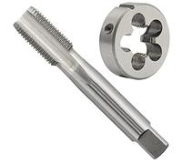 OYSKGNCMW Set di Maschi e filiere da 1 3/4"-5 Un, Maschio per Filettatura a Macchina HSS destrorso da 1-3/4 x 5 Un e filiera Tonda in Acciaio per Utensili in Lega da 1-3/4 x 5 Un