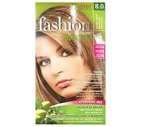 3x Colorante Fashion Natural Capelli S/Ammoniaca 8/0 Biondo Chiaro Kit